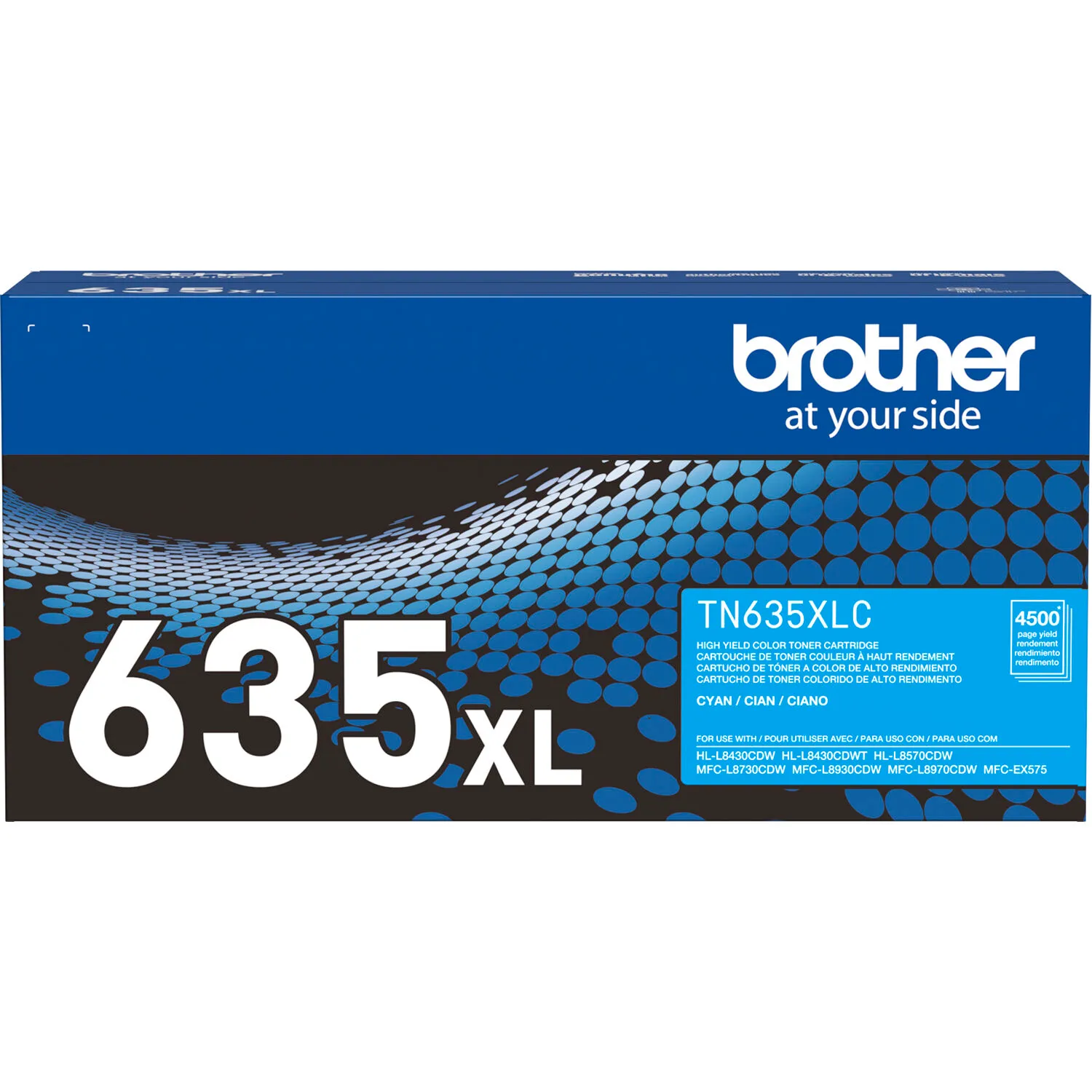 Brother Genuine High Yield TN635XL Toner (Cyan)