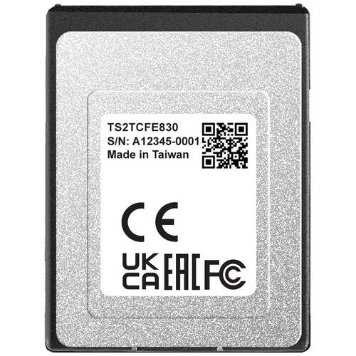 Transcend 2TB CFexpress 830 Type B Memory Card
