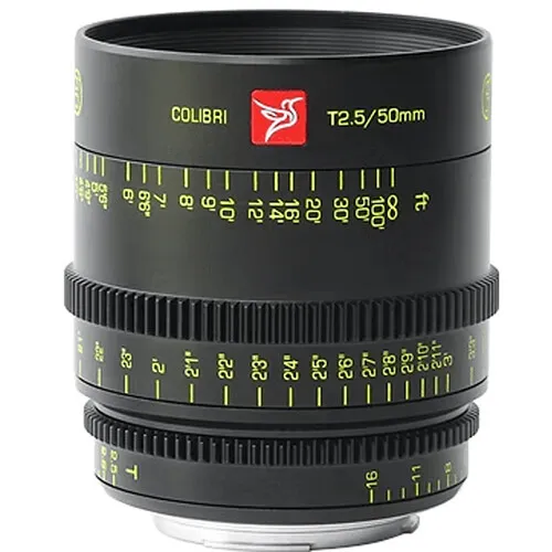 KIPON Colibri 50mm T2.5 Full-Frame Cine Lens (L-Mount)