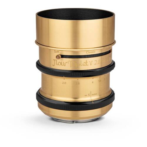Lomography Nour Triplet V 2.0/64 Bokeh Control Art Lens (Nikon Z Mount, Brass)