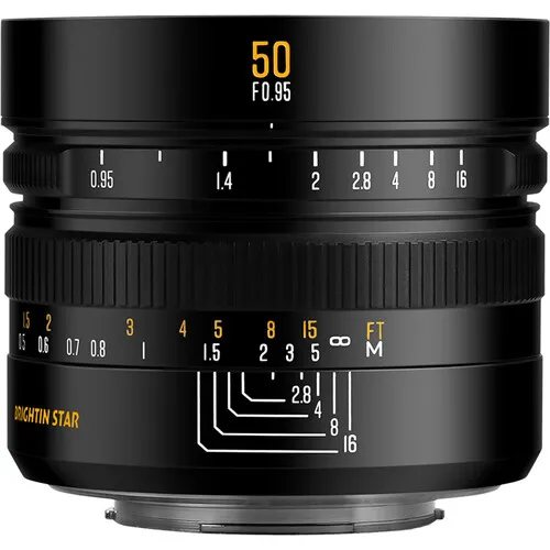 Brightin Star 50mm f/0.95 Lens (FUJIFILM X, Black)