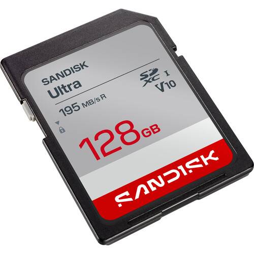 SanDisk 128GB Ultra UHS-I SDXC Memory Card