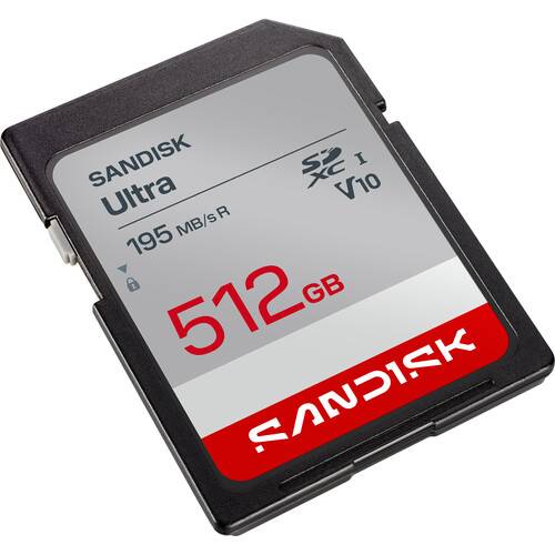SanDisk 512GB Ultra UHS-I SDXC Memory Card