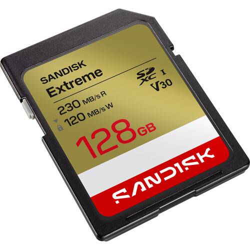 SanDisk 128GB Extreme UHS-I SDXC Memory Card