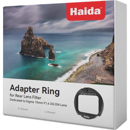 Haida Rear Lens Filter Adapter Ring for Sigma 15mm f/1.4 Fisheye DG DN Art Lens (Sony E)