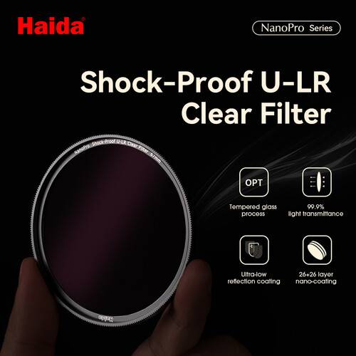 Haida NanoPro Shock-Proof U-LR Clear Filter (67mm)