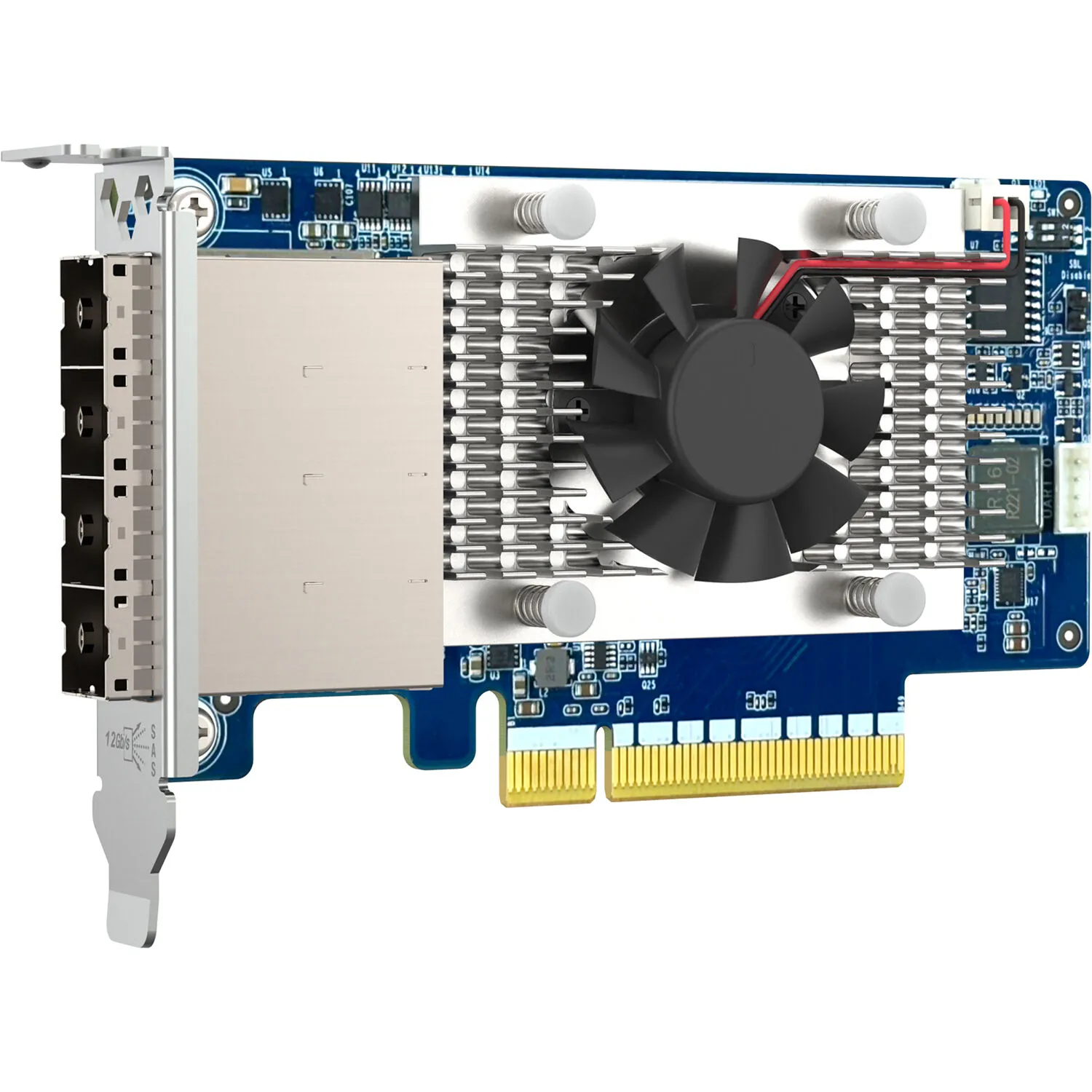QNAP QXP-1630S-3816 4-Port External SAS PCIe 4.0 Host Bus Adapter Card