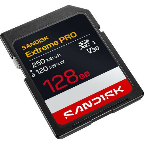 SANDISK 128GB Extreme PRO UHS-I SDXC Memory Card