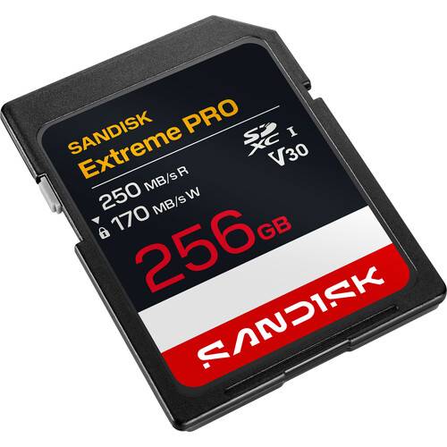 SANDISK 256GB Extreme PRO UHS-I SDXC Memory Card