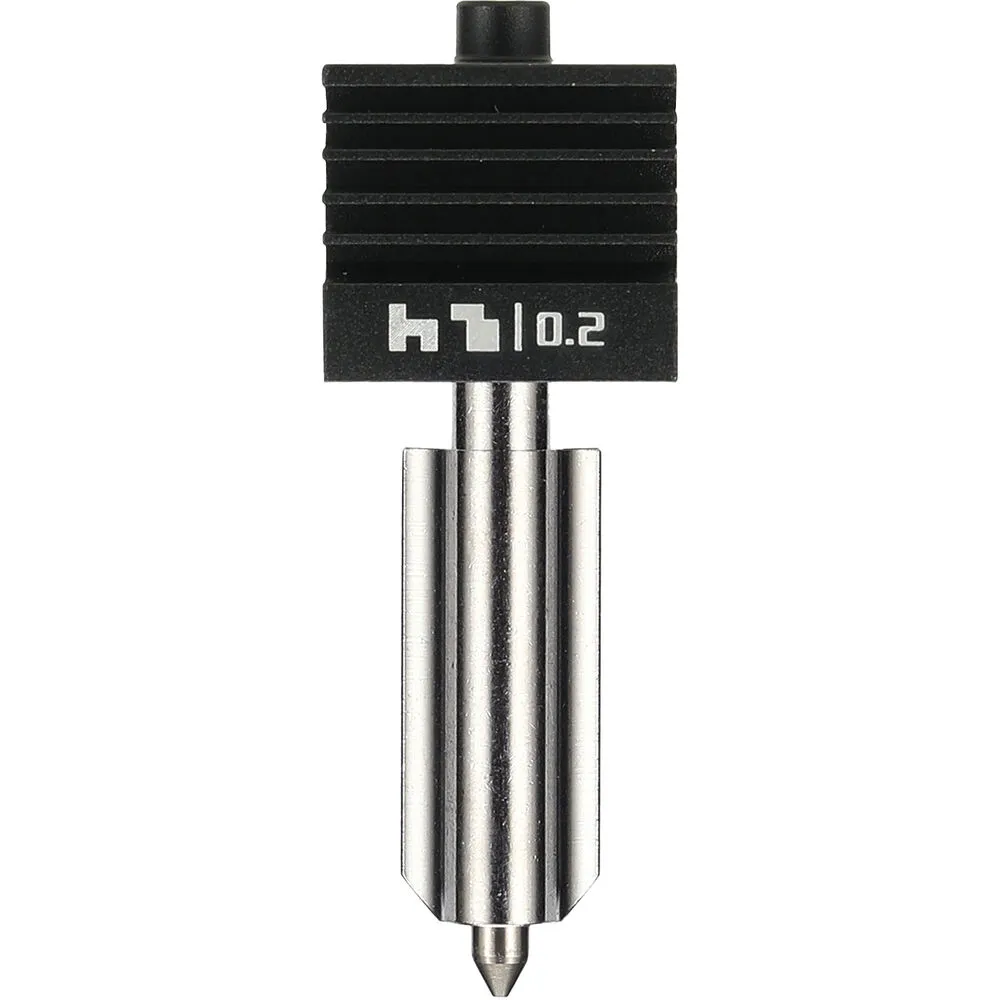 Bambu Lab 3D Printer Hotend with 0.2mm Nozzle for H2S, H2C, H2D, and P2S