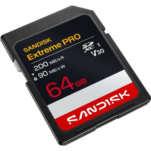 SANDISK 64GB Extreme PRO UHS-I SDXC Memory Card