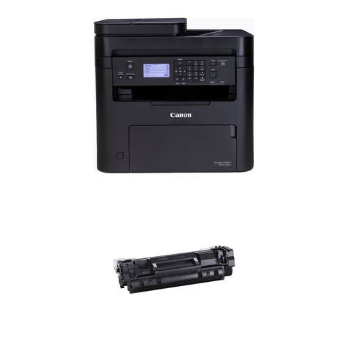 Canon imageCLASS MF273dw Wireless Multifunction Monochrome Laser Printer with 071 Black Toner Cartridge Kit