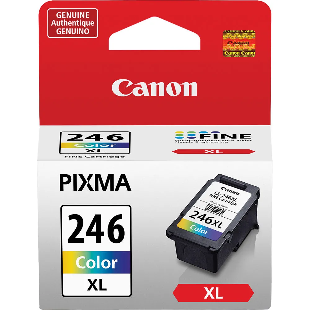 Canon CL-246 XL High Capacity Color Ink Cartridge Kit (2-Pack)