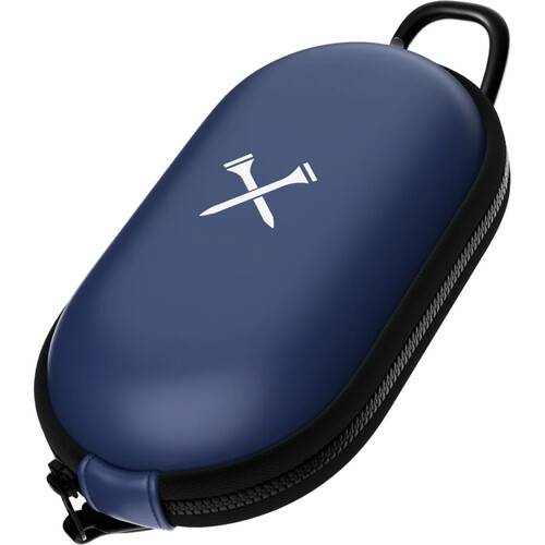 Blue Tees Golf Ringer Hard-Shell Case (Navy Blue, Box)