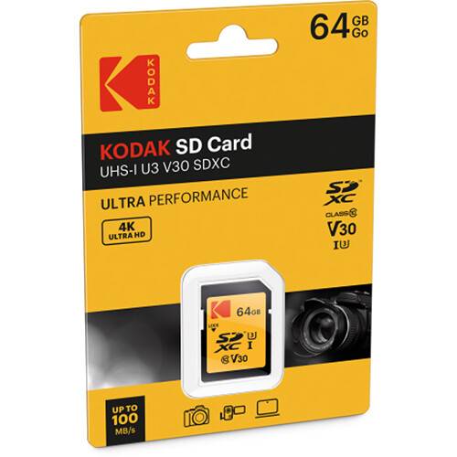 Kodak 64GB Ultra Performance UHS-I SDXC Memory Card