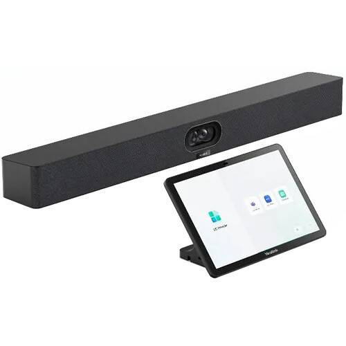 Yealink A40 Collaboration Bar, Touchscreen, Switch & Audio Kit for Medium Rooms