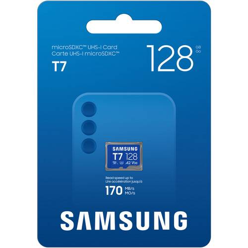 Samsung 128GB T7 UHS-I microSDXC Memory Card