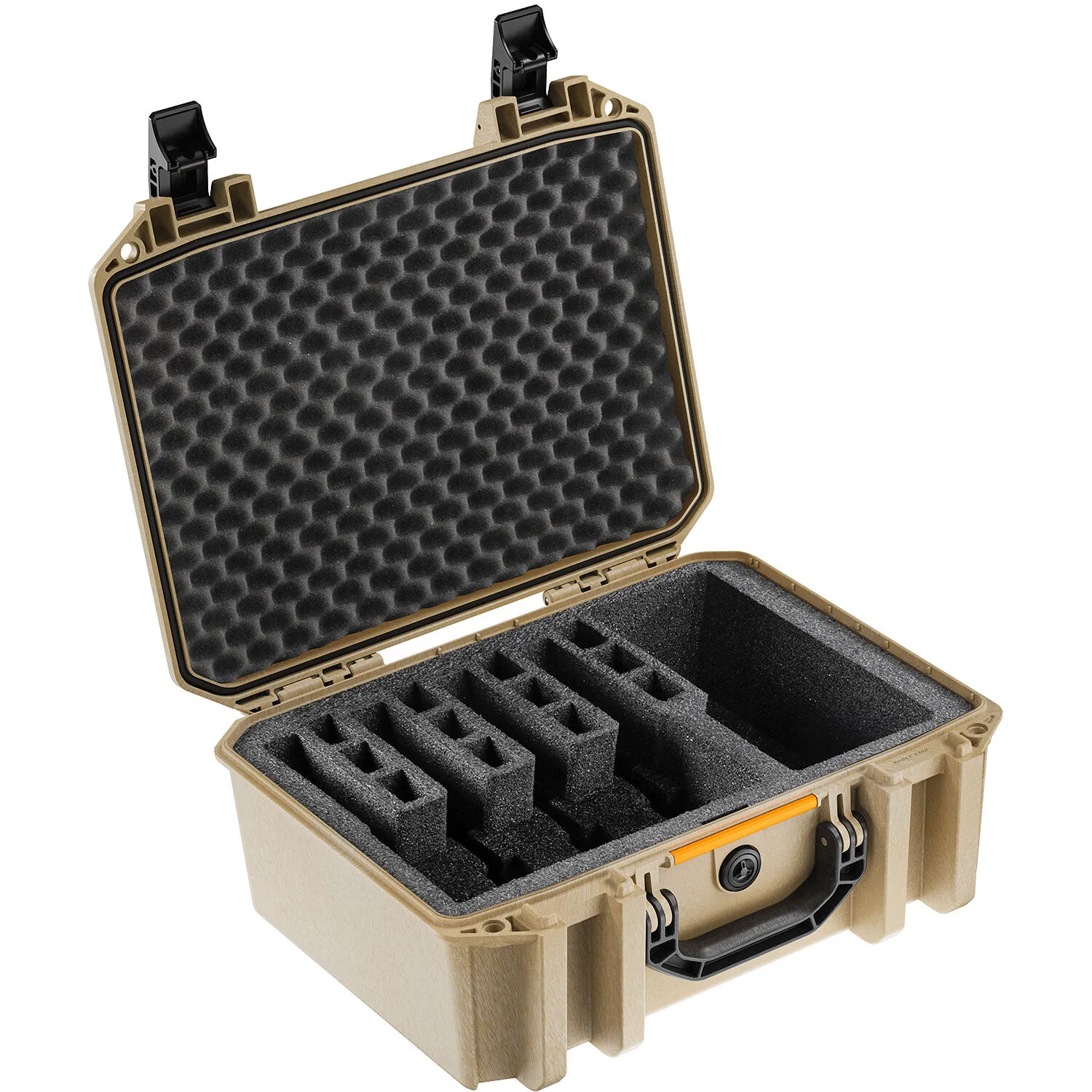 Pelican Vault V300PF5 Universal Five-Pistol Case (Desert Tan)