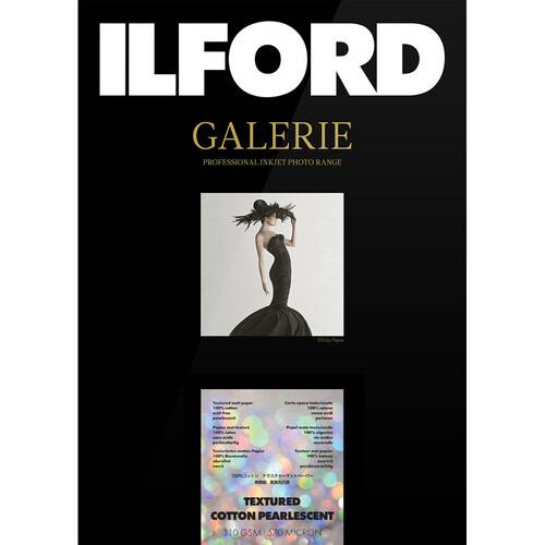 Ilford Galerie Textured Cotton Pearlescent Photo Paper (13 x 19", 25 Sheets)