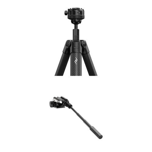 Peak Design Pro Tall Carbon Fiber Tripod with Ball Head and Tilt Mod Adapter Kit (Black)