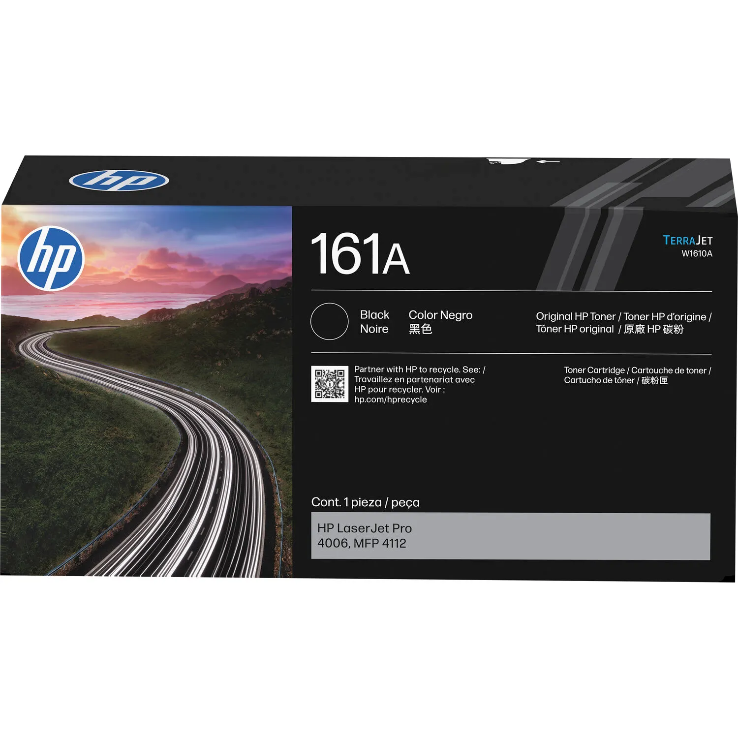 HP 161A Black LaserJet Toner Cartridge