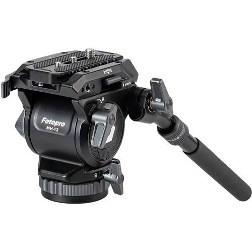 Fotopro MH-12 Fluid Head (Black/Gray)