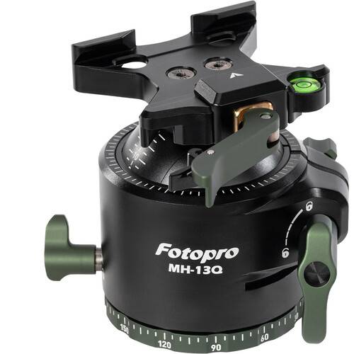 Fotopro MH-13Q Ball Head (Black/Green)