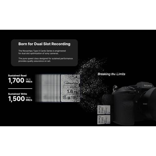 Novachips 400GB Express Series CFexpress 4.0 Type A Memory Card