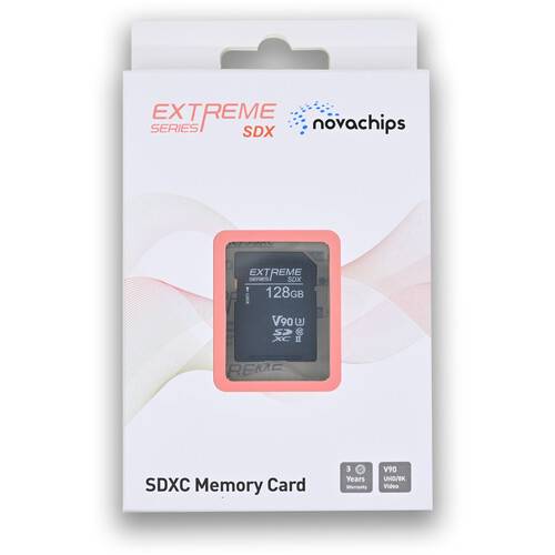 Novachips 128GB Extreme UHS-II SDXC Memory Card