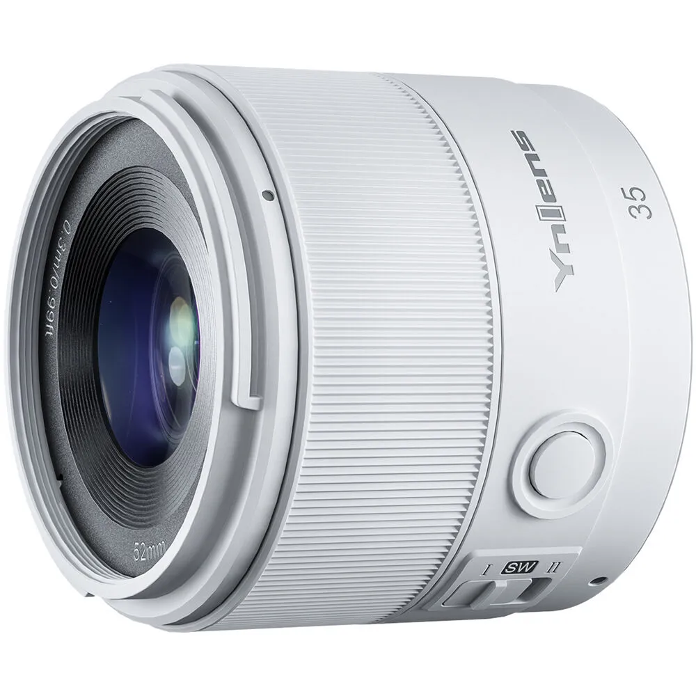 Yongnuo YN35mm f/1.8S DA DSM WL Lens (Sony E, White)