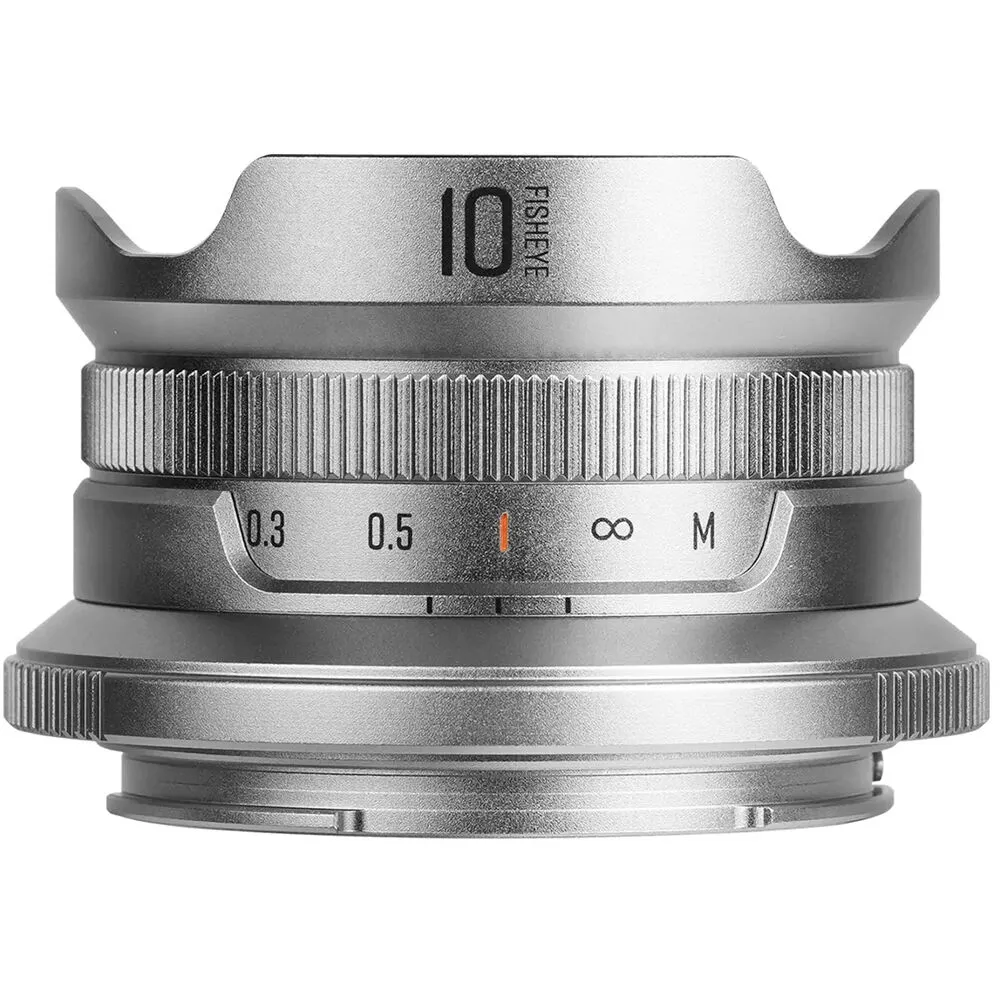 Brightin Star 10mm f/5.6 II Fisheye Lens (Canon EF-M, Silver)