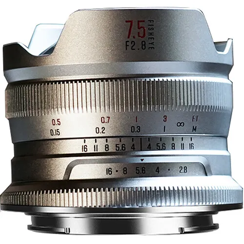 Brightin Star 7.5mm f/2.8 Fisheye Lens (Leica M, Silver)
