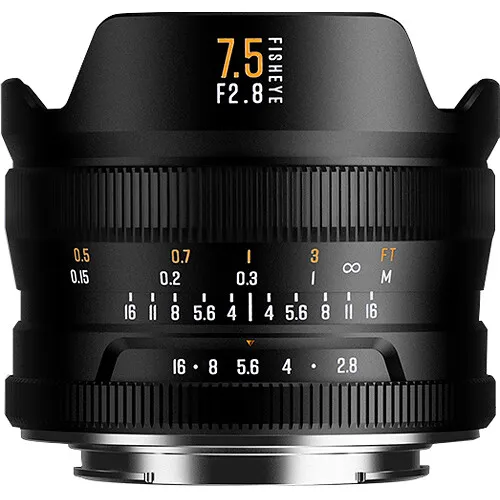 Brightin Star 7.5mm f/2.8 Fisheye Lens (FUJIFILM X, Black)