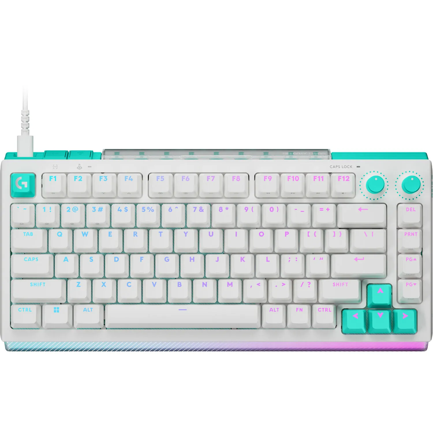 Logitech G G512 X 75 Dual Swap Mechanical Keyboard (Tactile Switches, White)