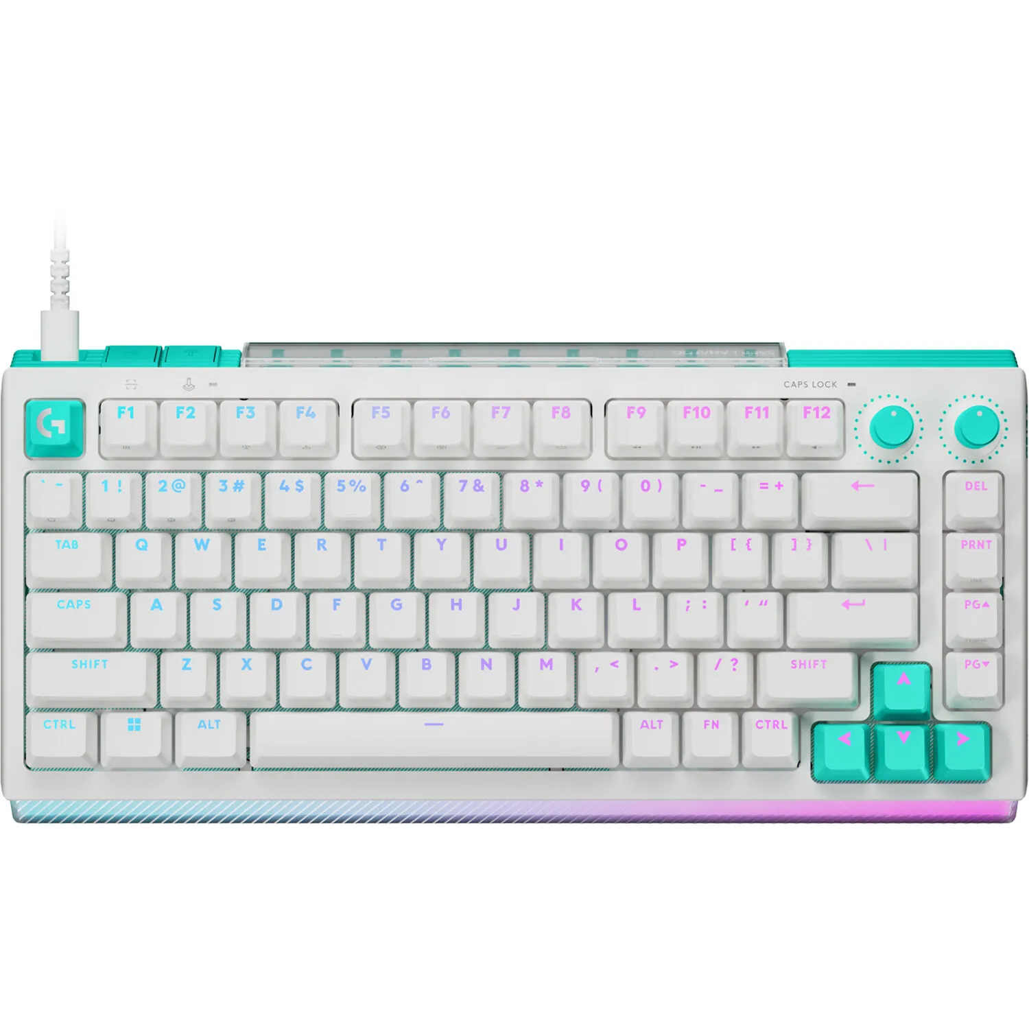 Logitech G G512 X 75 Dual Swap Mechanical Keyboard (Linear Switches, White)