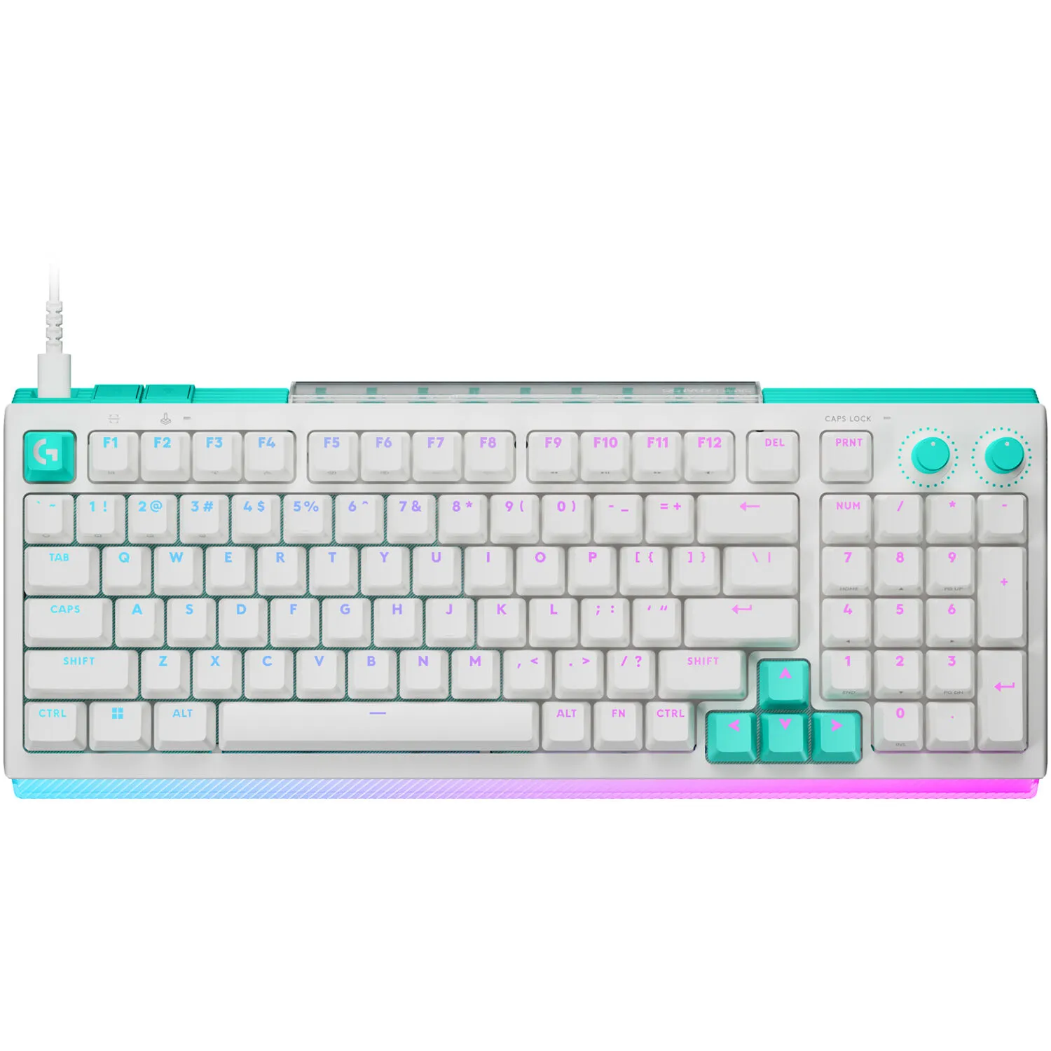 Logitech G G512 X 98 Dual Swap Mechanical Keyboard (Tactile Switches, White)