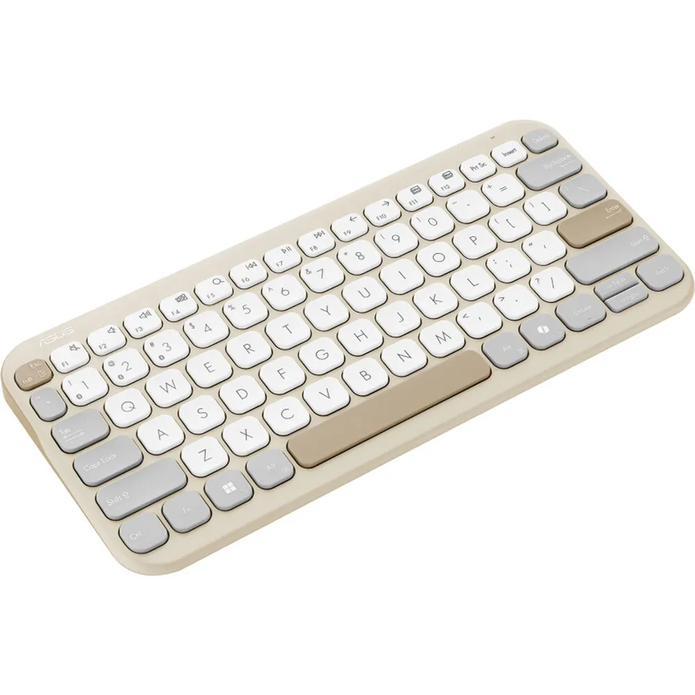 ASUS KW100 Marshmallow Keyboard (Oat Milk)