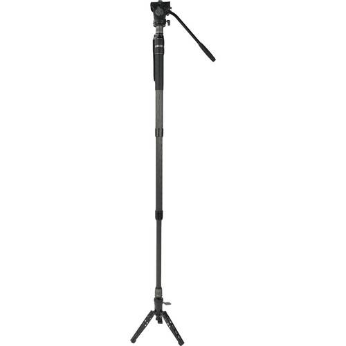 Sirui SVM-145P 3-Section Carbon Fiber Monopod with S3 Fluid Head Kit