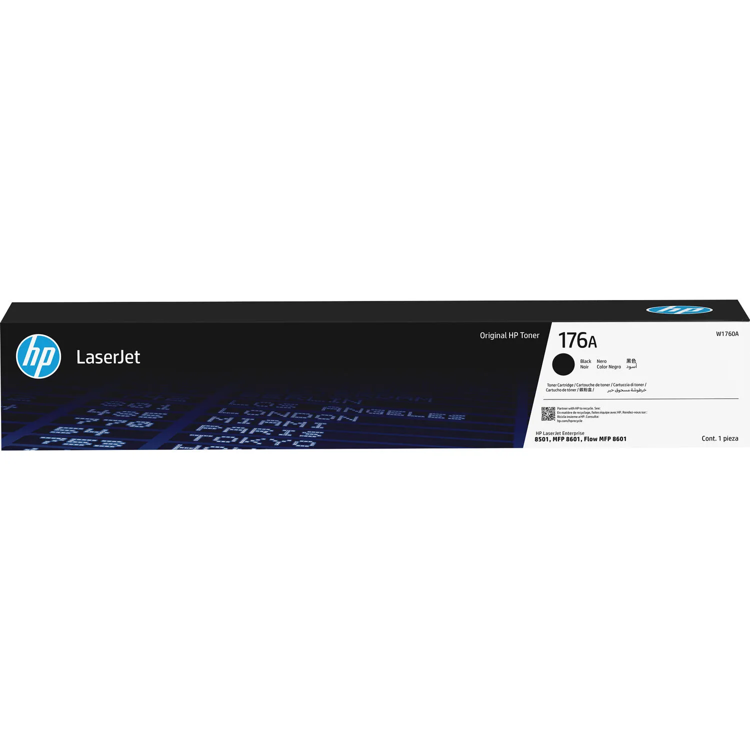 HP 176A Black Original LaserJet Toner Cartridge