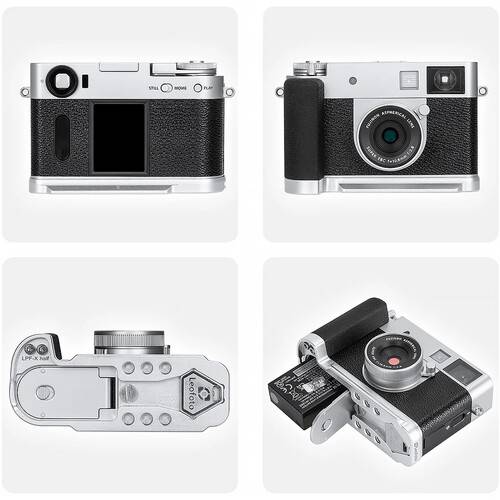 Leofoto L-Plate for FUJIFILM X Half (Silver)