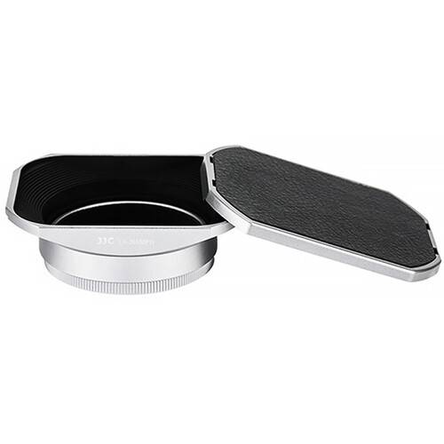 JJC LH-JX100FII Dedicated Lens Hood for FUJIFILM X70/X100/X100S/X100T/X100F/ X100V/X100VI (Silver)