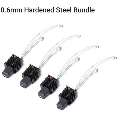 Snapmaker Hardened Steel Hotend for U1 3D Printer (0.6mm, 4-Pack)