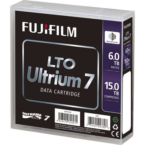 FUJIFILM 6TB LTO Ultrium-7 Barcode Labeled Data Cartridge