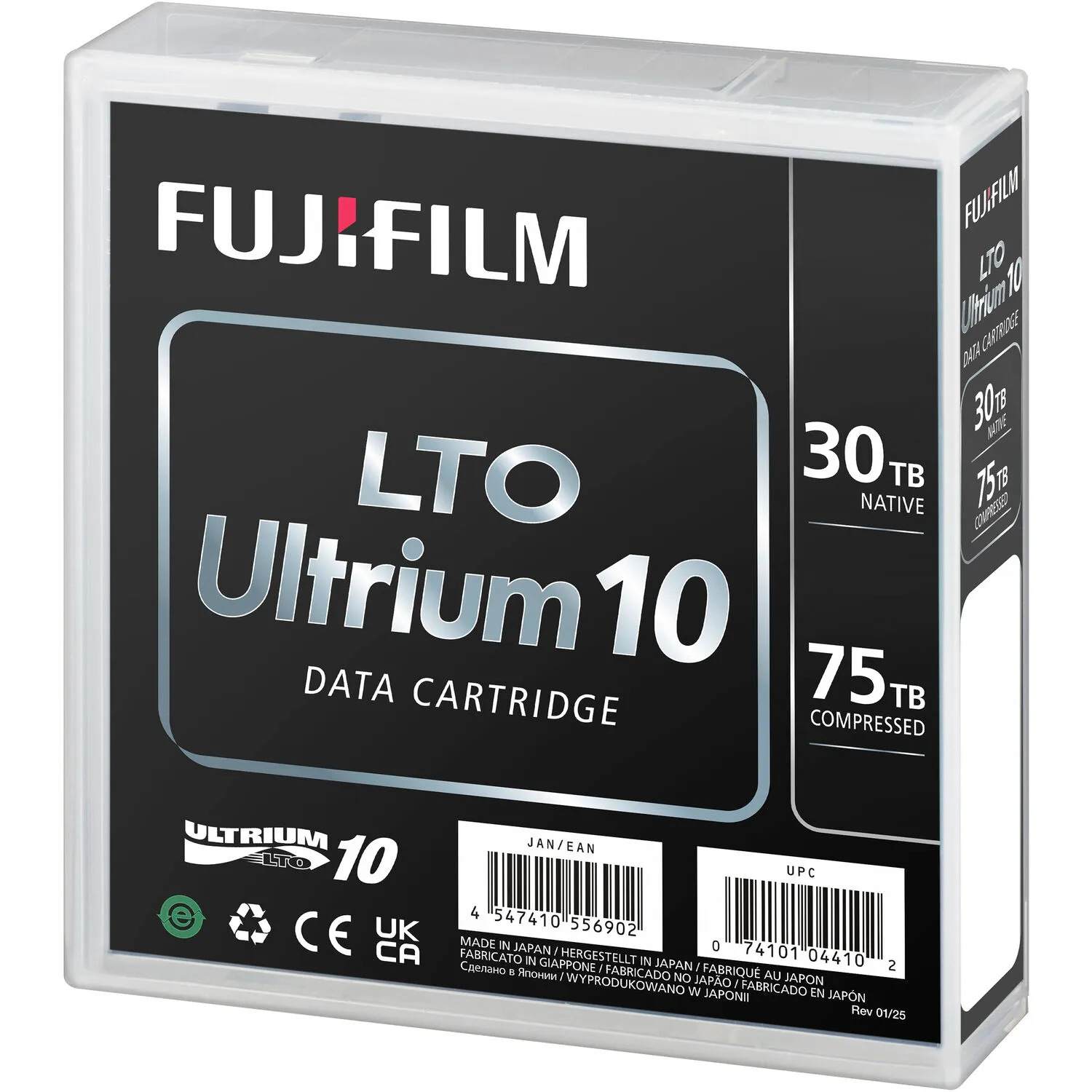 FUJIFILM 30TB LTO Ultrium-10 Barcode Labeled Data Cartridge
