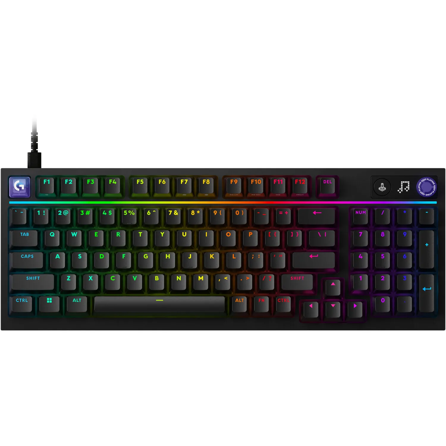 Logitech G G316 X 98 Wired Backlit Mechanical Keyboard (Black, GL Linear)