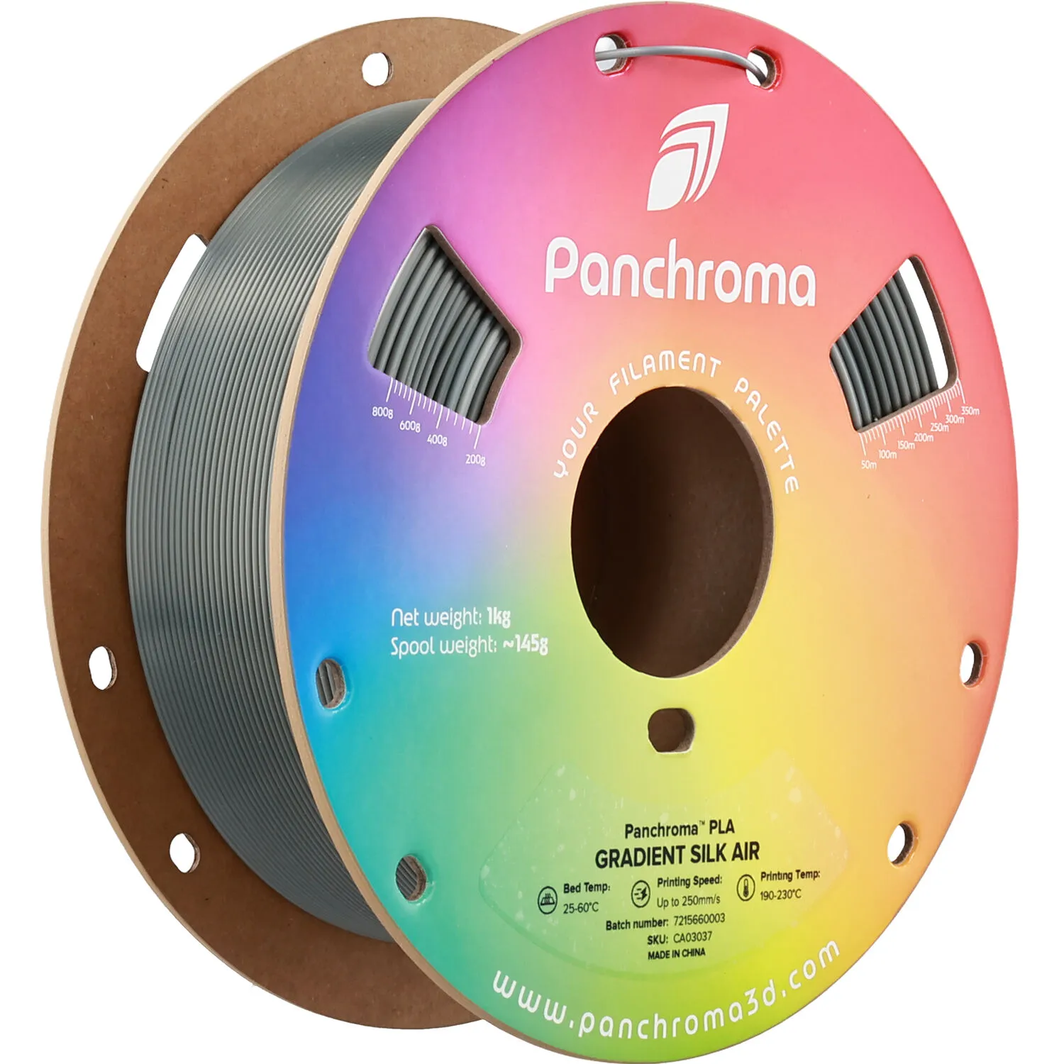 Polymaker Panchroma Gradient Silk PLA Filament (1kg, Air)