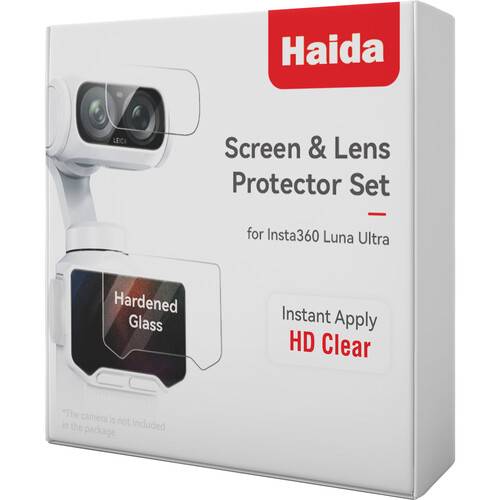 Haida Screen and Lens Protector Set for Insta360 Luna Ultra (HD Clear)