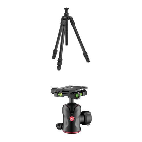 Manfrotto Befree GT PRO Carbon Fiber Travel Tripod with 496 Center Ball Head Kit
