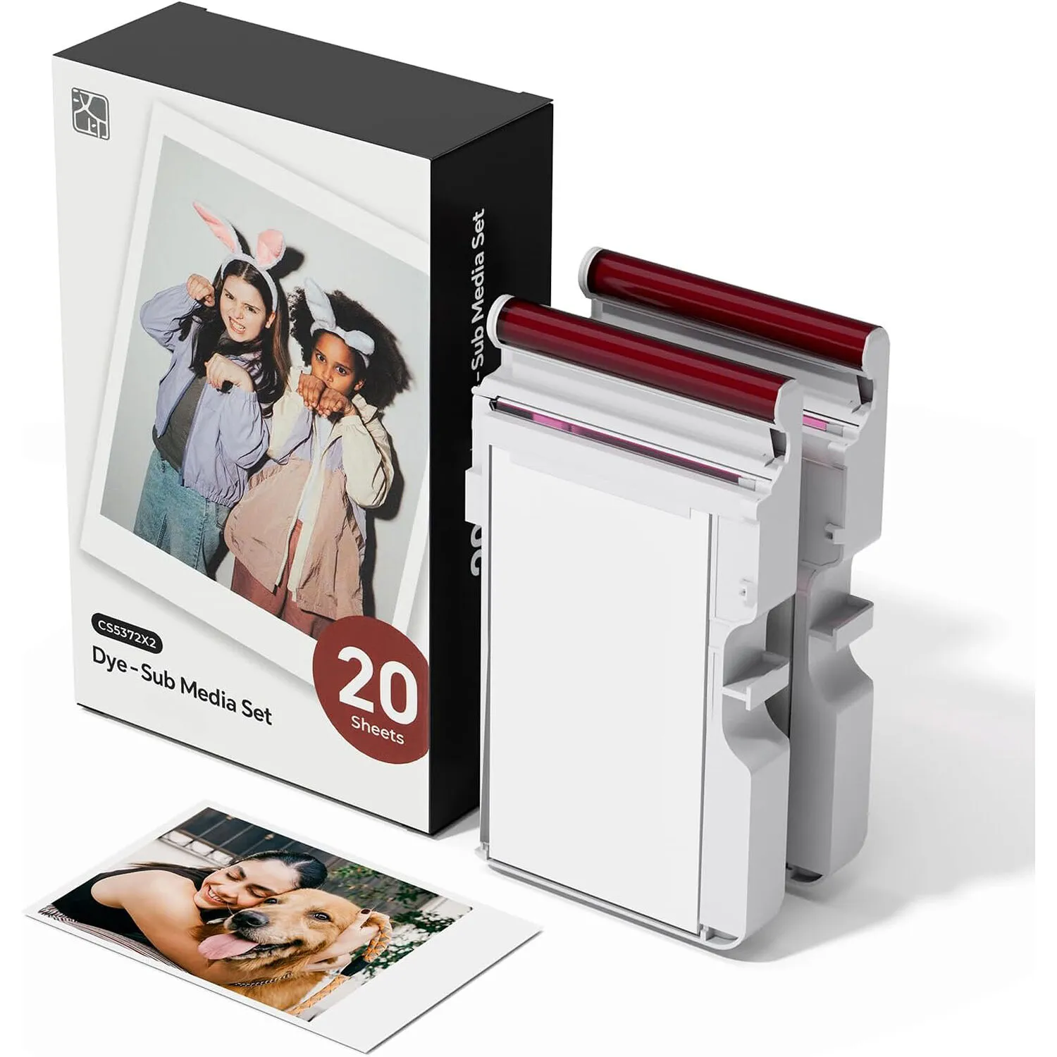 Hanin GMS-00-3 2 x 3" Photo Paper (2 Packs of 20 Sheets)