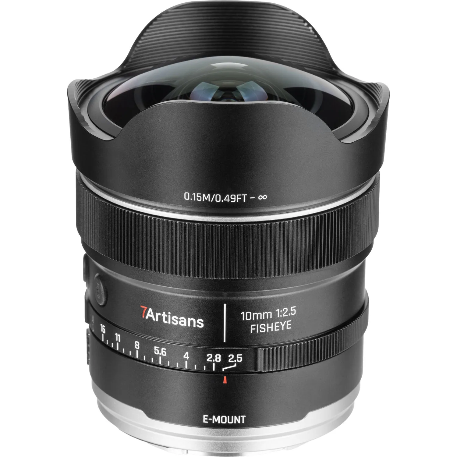 7Artisans 10mm f/2.5 AF MAX Fisheye Lens (Sony E)
